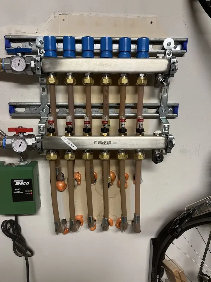 Plumber performing Gas Leak Detection at a residential property in Sunnyside